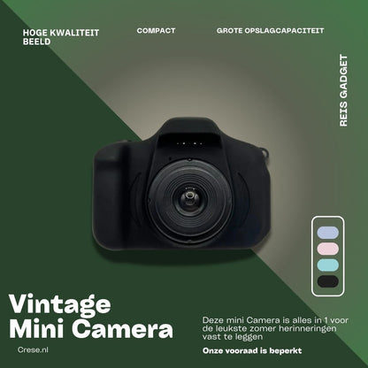 Retro Mini Camera  - maak de leukste herinneringen