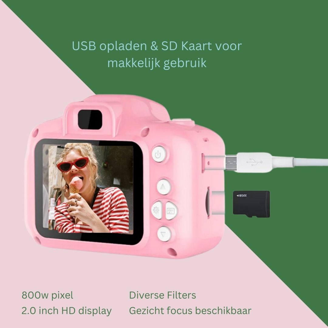 Retro Mini Camera  - maak de leukste herinneringen