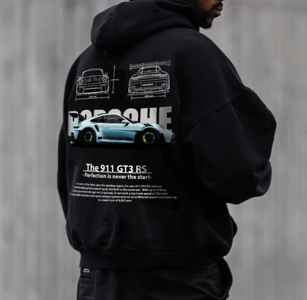 De Oversized Porsche Hoodie