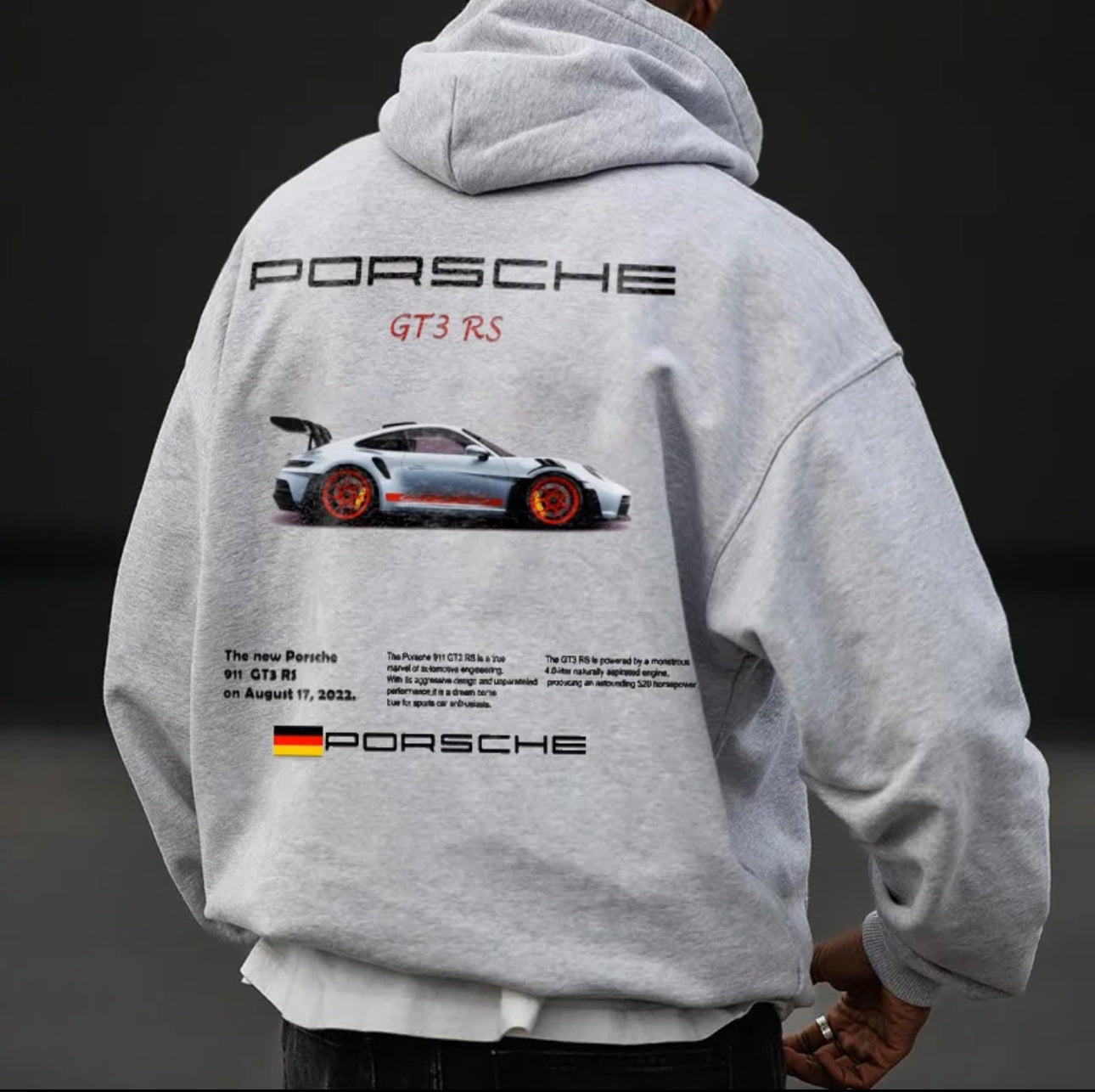 De Oversized Porsche Hoodie