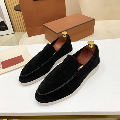 Suede Yacht Loafers Heren