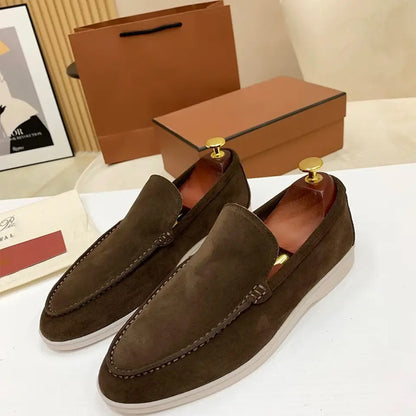 Suede Yacht Loafers Heren