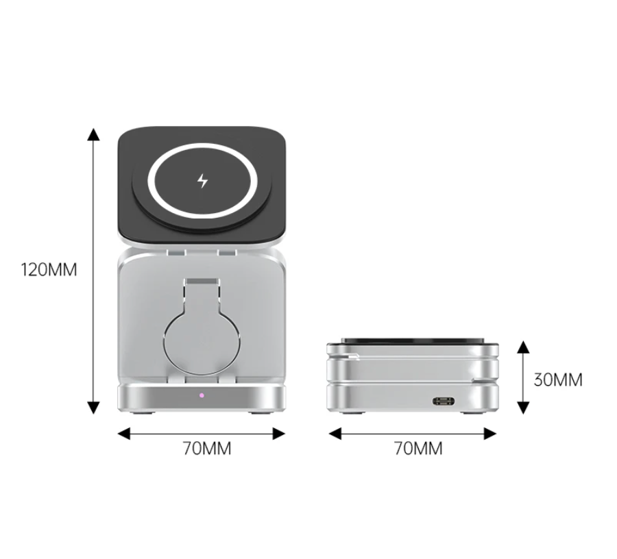 TrioCharge™ - 3-in-1 Oplaadstandaard