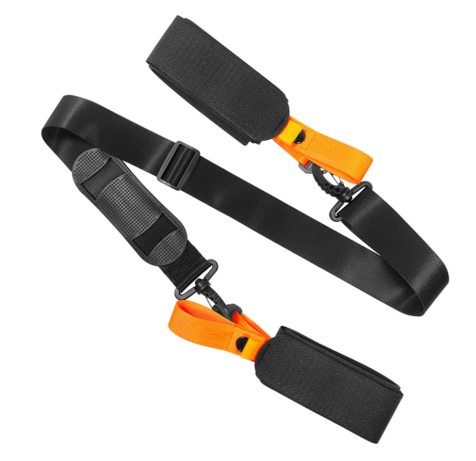 SlopeStrap™ - Dé Oplossing Voor Het Dragen Van Jouw Ski's!