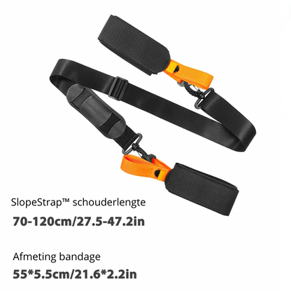 SlopeStrap™ - Dé Oplossing Voor Het Dragen Van Jouw Ski's!